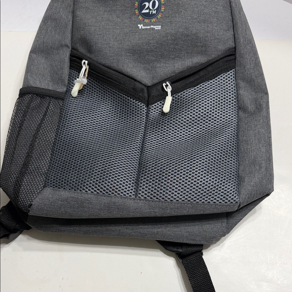 Gray Cooler Backpack with Mesh Pockets - image 4